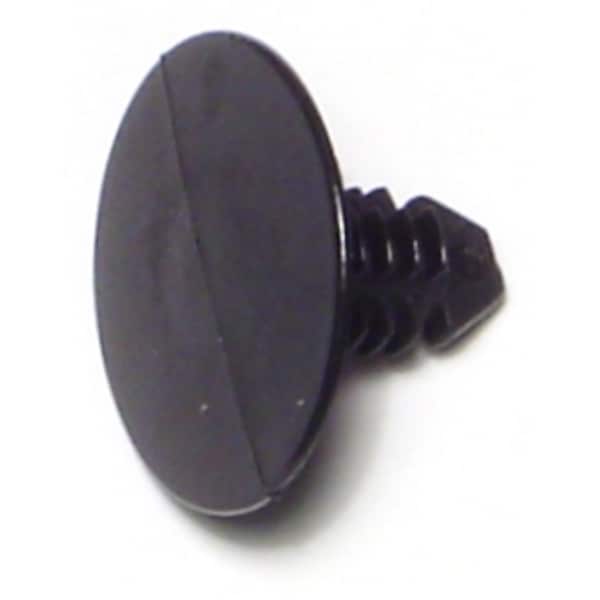 Midwest Fastener 3/4" x 9/32" x 1/2" Black Plastic Mud Shield Retainers 15PK 69185 - main